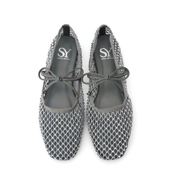 ODETTE E ODILE「＜SY＞グレアネットバレエ フラット10●&uarr;」|バレエシューズ|LT.GRAY