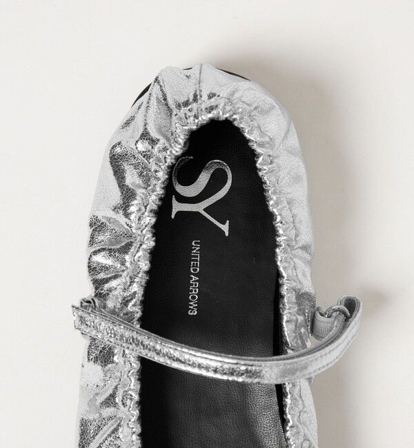 ODETTE E ODILE「＜SY＞ シャーリングベルクロ フラット20&uarr;」|バレエシューズ|