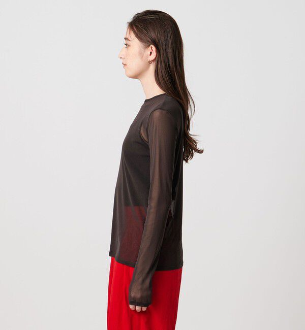 UNITED ARROWS「チュール ジャージー カットソー」|Tシャツ・カットソー|