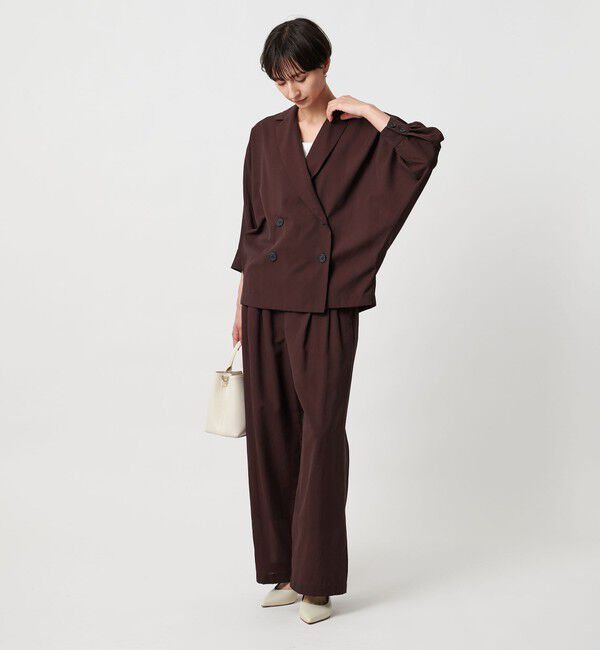 UNITED ARROWS「シアー ドルマン ブラウス ジャケット ウォッシャブル」|テーラードジャケット|