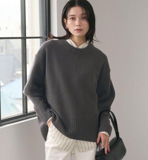 UNITED ARROWS green label relaxing「スタイルマスターニット」|ニット・セーター|DK.GRAY