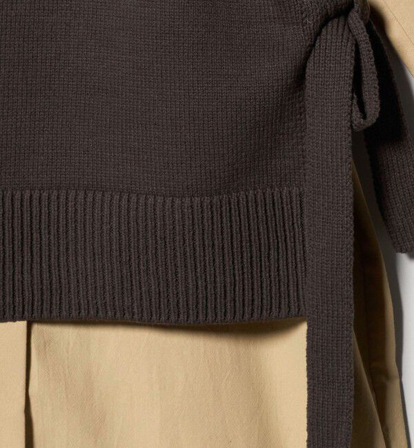 UNITED ARROWS green label relaxing「ニット ベスト &times; シャツ ワンピース セット」|ワンピース|