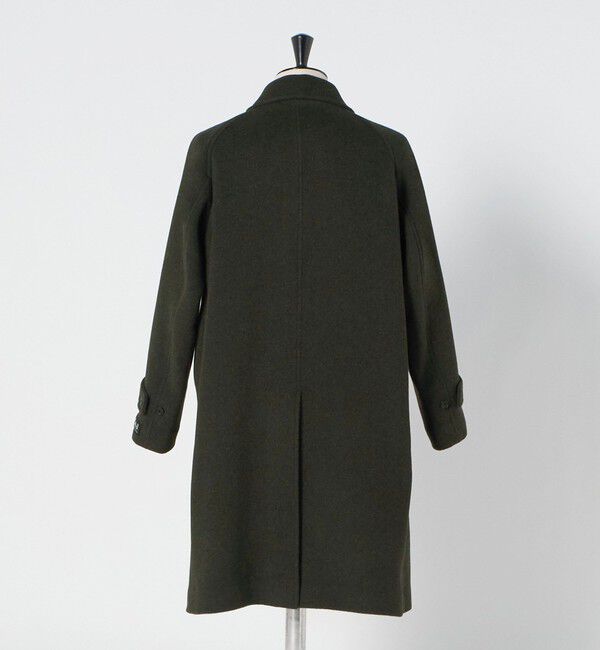 UNITED ARROWS green label relaxing「Ballis バリス モッサー バルカラー ブラウン ステンカラーコート」|ステンカラーコート|