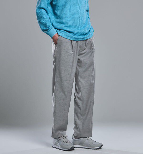 UNITED ARROWS green label relaxing「CARREMAN オルマイ ワイド パンツ W3 -ストレッチ-」|その他|LT.GRAY