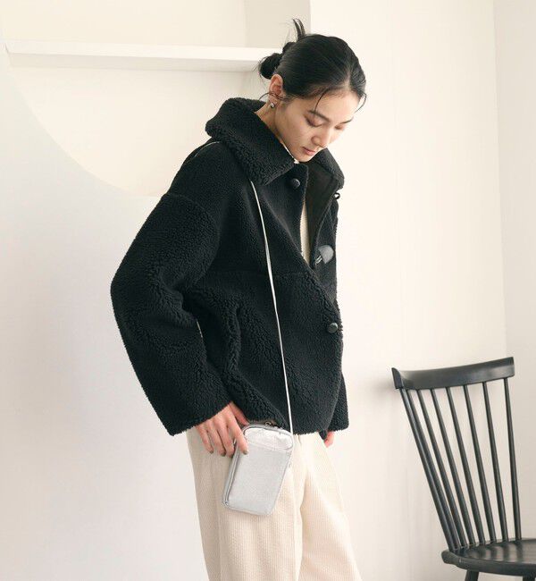 BEAUTY&YOUTH UNITED ARROWS「レザー ジップスリム ウォレットショルダー」|ショルダー・メッセンジャー|