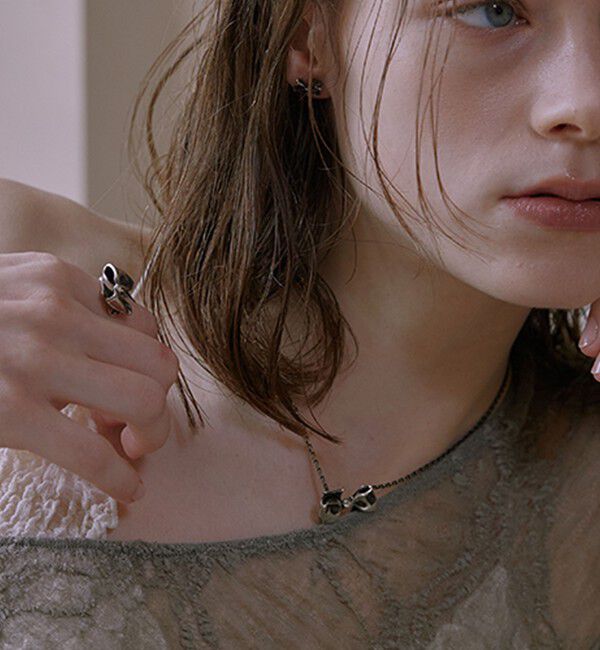 BEAUTY&YOUTH UNITED ARROWS「＜Third Movement＞リボン ネックレス」|ネックレス|