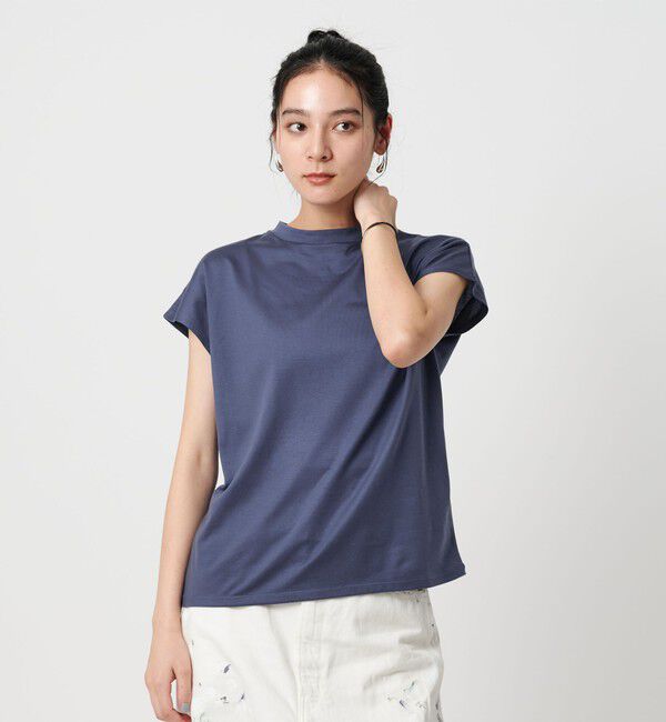 BEAUTY&YOUTH UNITED ARROWS「クルーネック フレンチスリーブ カットソー」|Tシャツ・カットソー|COBALT