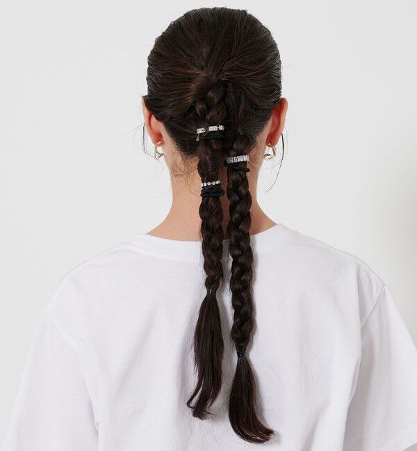 BEAUTY&YOUTH UNITED ARROWS「＜heyep＞ラインストーン ヘアゴム/3P」|ヘアゴム・シュシュ|