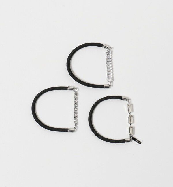 BEAUTY&YOUTH UNITED ARROWS「＜heyep＞ラインストーン ヘアゴム/3P」|ヘアゴム・シュシュ|