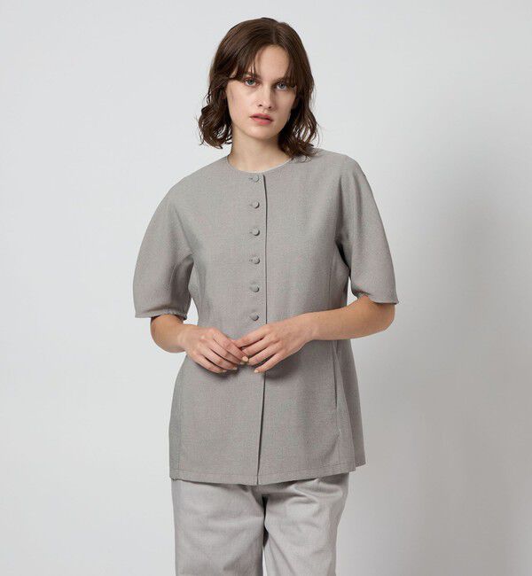 STEVEN ALAN「＜Steven Alan＞スラブ オックス ブラウス」|シャツ・ブラウス|MD.GRAY