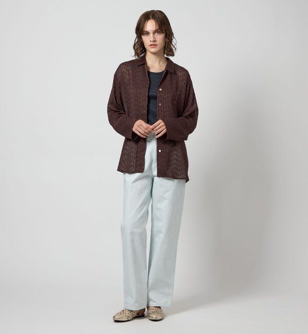 STEVEN ALAN「＜Steven Alan＞シフォン ジャガード シャツ」|シャツ・ブラウス|