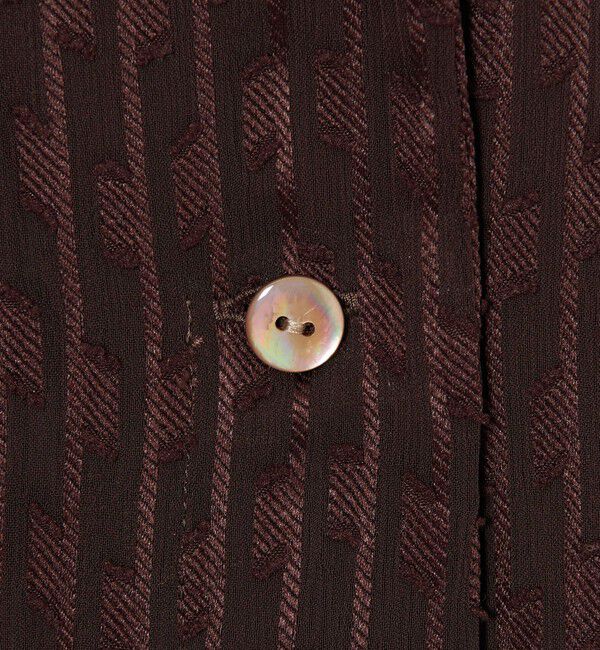 STEVEN ALAN「＜Steven Alan＞シフォン ジャガード シャツ」|シャツ・ブラウス|