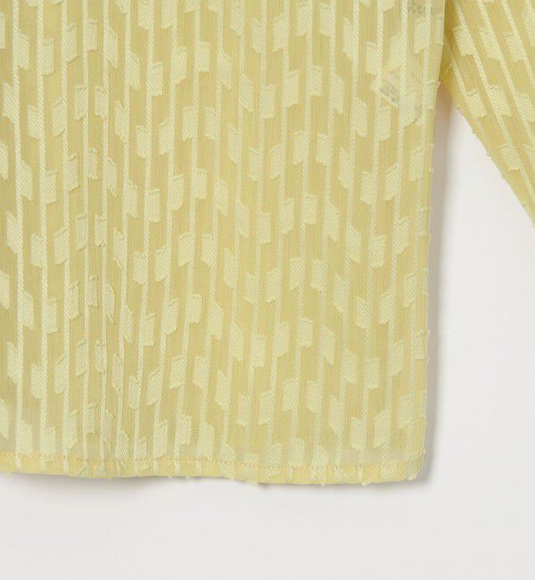 STEVEN ALAN「＜Steven Alan＞シフォン ジャガード シャツ」|シャツ・ブラウス|