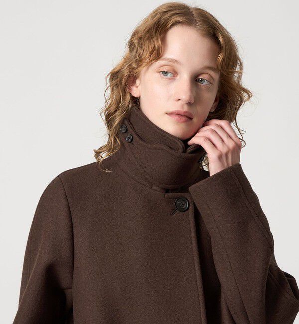 STEVEN ALAN「＜Steven Alan＞ウール カシミヤ テント ロング コート」|ステンカラーコート|