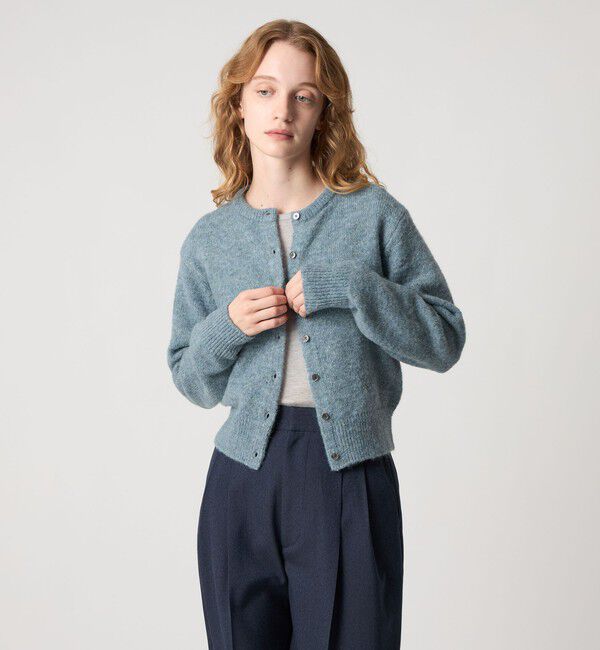 STEVEN ALAN「＜Steven Alan＞ショート ニット カーディガン」|カーディガン|LT.BLUE