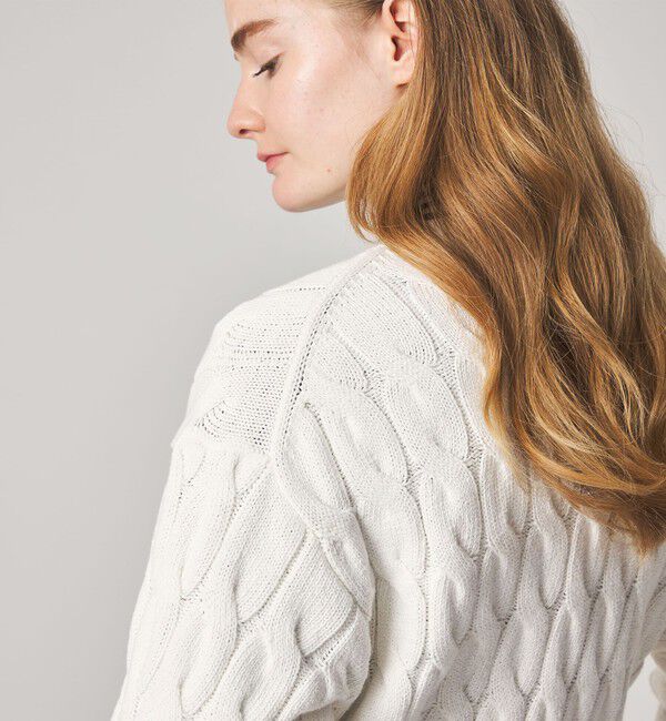 STEVEN ALAN「＜Steven Alan＞コットン ケーブル ニット」|ニット・セーター|
