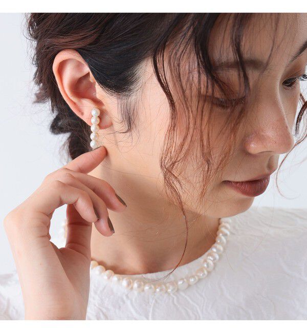 Demi-Luxe BEAMS 「【別注】jour couture / full.01 パールイヤリング」|イヤリング|