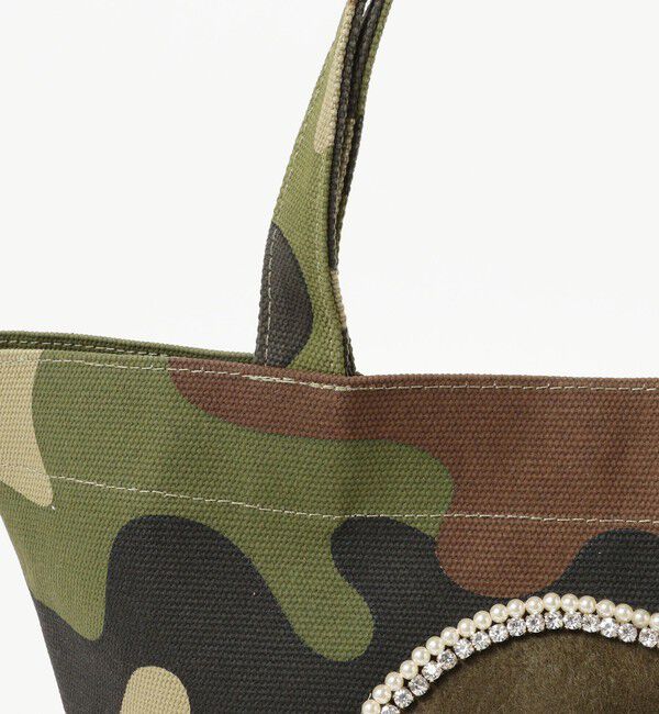 Ray BEAMS 「ECODECO / カモフラ スマイル トートバッグ」|トートバッグ|