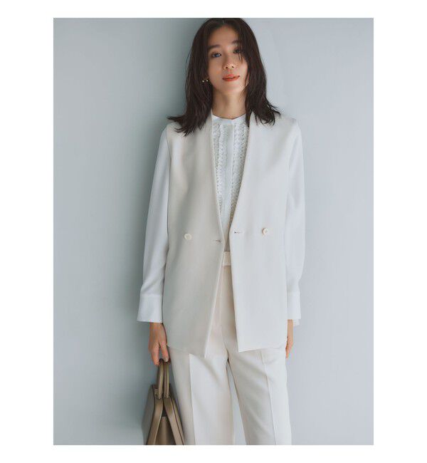 Demi-Luxe BEAMS 「ジョーゼット フリルブラウス＊」|シャツ・ブラウス|