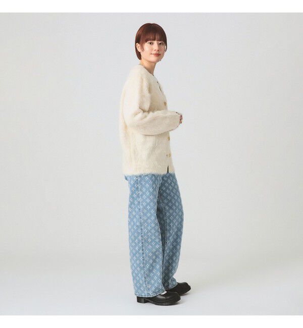 Ray BEAMS 「ジャカード デニム パンツ」|デニム|