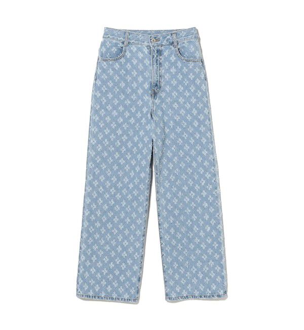Ray BEAMS 「ジャカード デニム パンツ」|デニム|