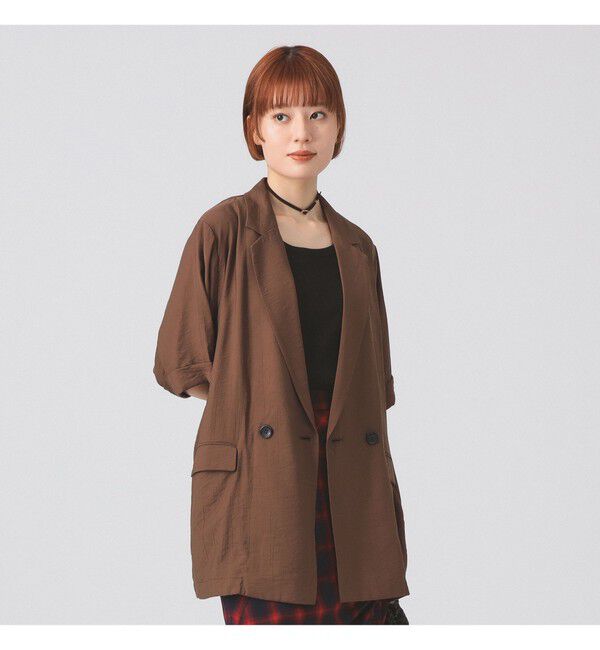 Ray BEAMS 「ダブルブレスト ハーフスリーブ ジャケット」|その他|