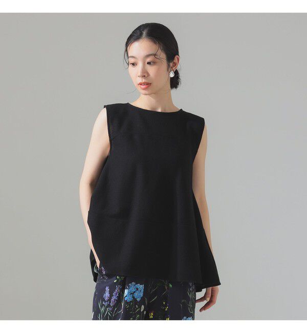 Demi-Luxe BEAMS 「ラッセルメッシュ ノースリーブ プルオーバー」|Tシャツ・カットソー|