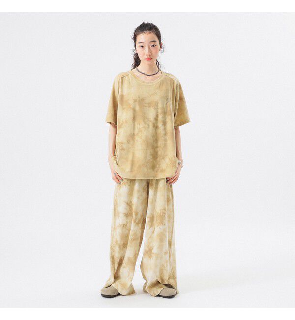 BEAMSBOY「【別注】NEEDLES / ベロア Uネック Tシャツ」|Tシャツ・カットソー|