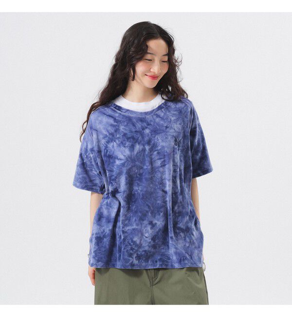 BEAMSBOY「【別注】NEEDLES / ベロア Uネック Tシャツ」|Tシャツ・カットソー|