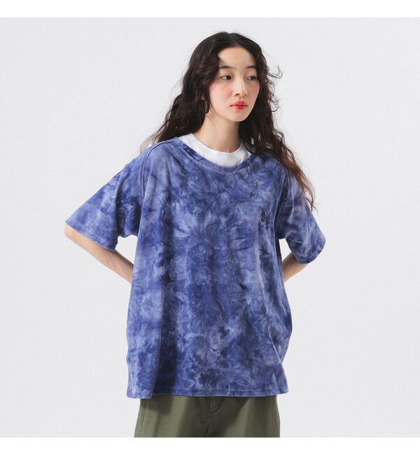 BEAMSBOY「【別注】NEEDLES / ベロア Uネック Tシャツ」|Tシャツ・カットソー|