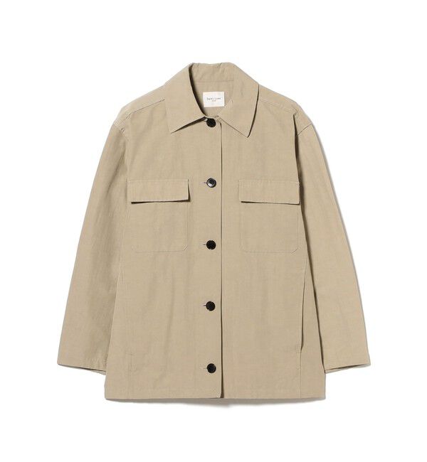 Demi-Luxe BEAMS 「ナチュラル ワッシャー ブルゾン」|ブルゾン・スタジャン|BEIGE