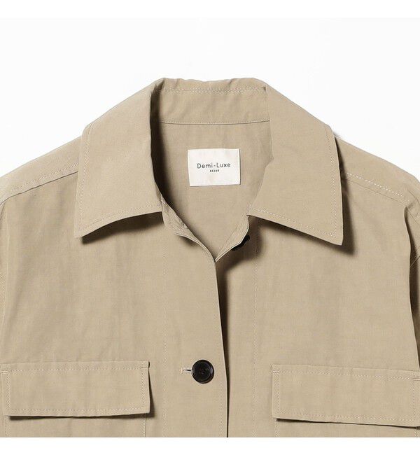 Demi-Luxe BEAMS 「ナチュラル ワッシャー ブルゾン」|ブルゾン・スタジャン|