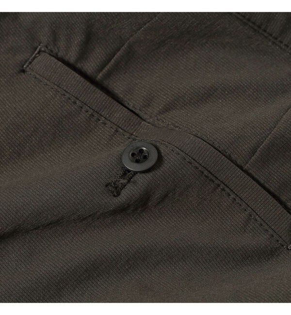 BEAMS「メッシュライク 2プリーツ テーパード スラックス」|チノ|