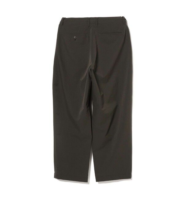 BEAMS「メッシュライク 2プリーツ テーパード スラックス」|チノ|