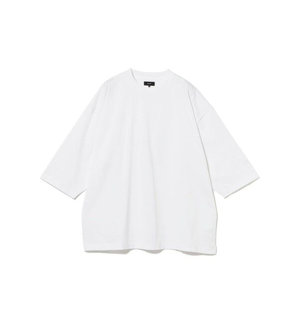 BEAMS「シルケット 8分袖 クルーネック Tシャツ」|Tシャツ・カットソー|