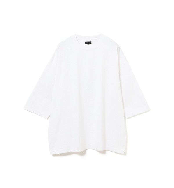 BEAMS「シルケット 8分袖 クルーネック Tシャツ」|Tシャツ・カットソー|