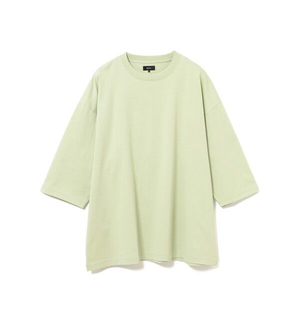 BEAMS「シルケット 8分袖 クルーネック Tシャツ」|Tシャツ・カットソー|