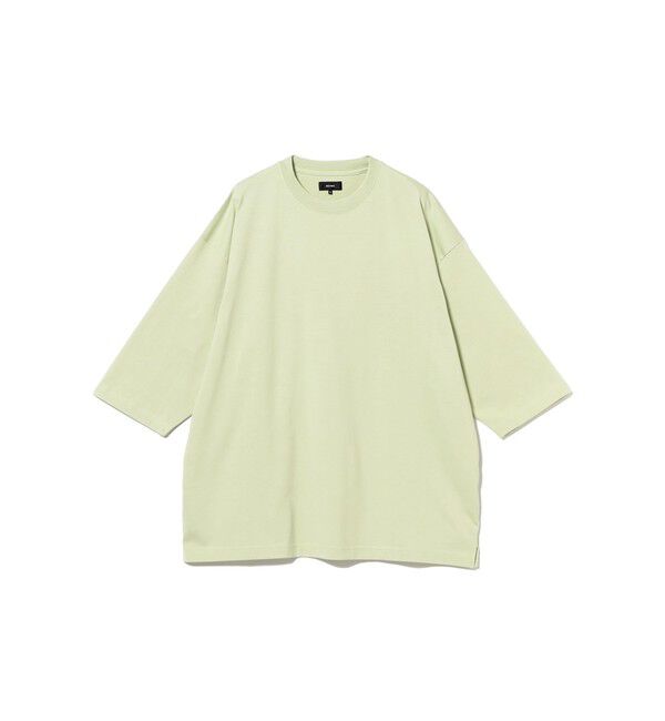 BEAMS「シルケット 8分袖 クルーネック Tシャツ」|Tシャツ・カットソー|