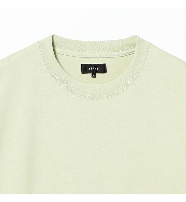 BEAMS「シルケット 8分袖 クルーネック Tシャツ」|Tシャツ・カットソー|