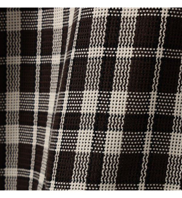 BEAMS「ワイドショートフィット メッシュ ジップアップ シャツ」|シャツ・ブラウス|