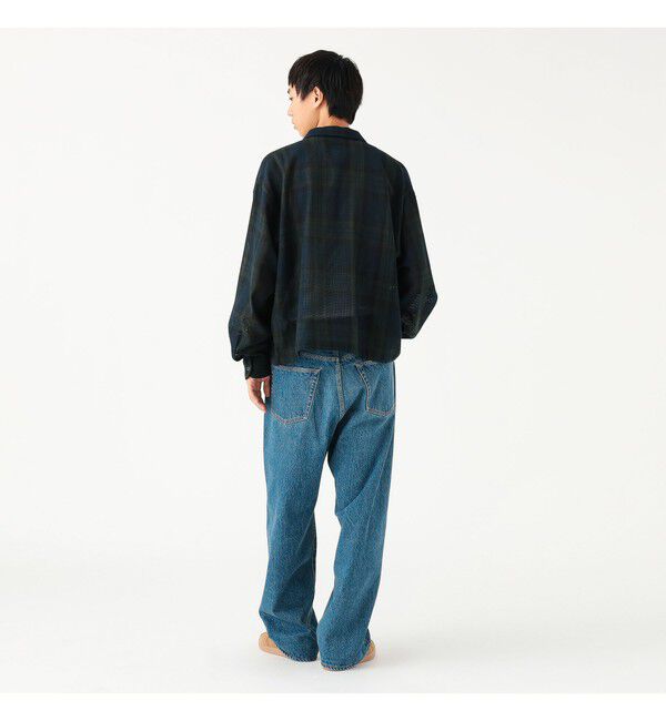 BEAMS「ワイドショートフィット メッシュ ジップアップ シャツ」|シャツ・ブラウス|