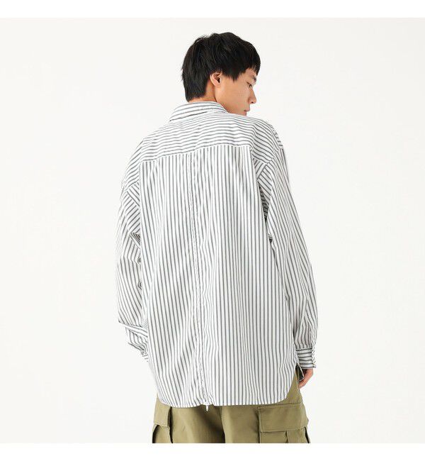 BEAMS「ワイドフィット バックジップ シャツ」|シャツ・ブラウス|