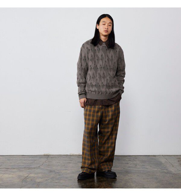 BEAMS「ワイドフィット バックジップ シャツ」|シャツ・ブラウス|