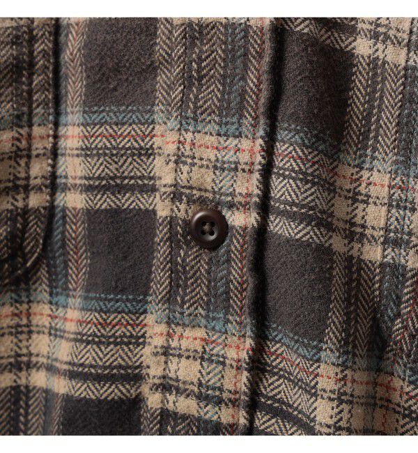 BEAMS「ワイドフィット フェード チェックシャツ」|シャツ・ブラウス|