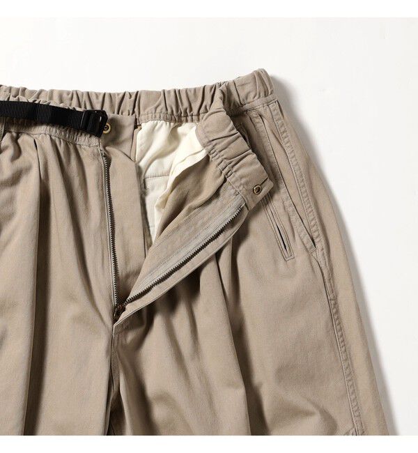 BEAMS「２プリーツ バルーン チノパンツ」|チノ|