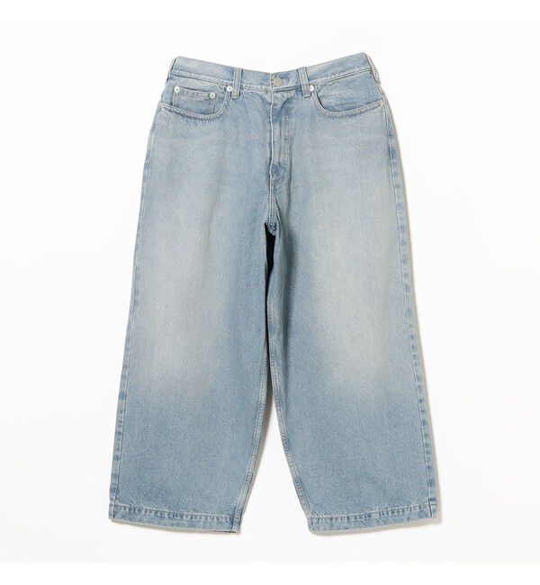 BEAMS「ワイドストレート バルーン デニムパンツ」|デニム|