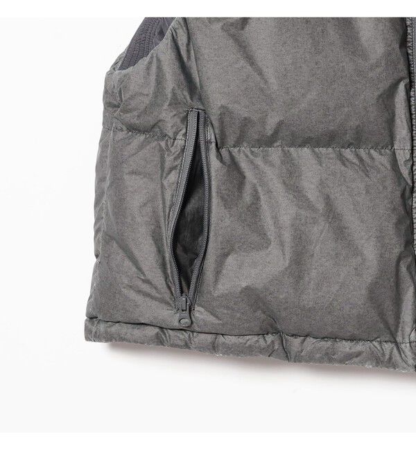 BEAMS「ワイドフィット フェード ダウンベスト」|ベスト・ジレ|