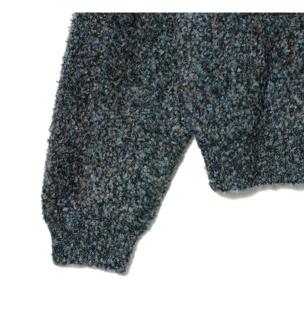 BEAMS「5ゲージ ブークレ カーディガン」|ニット・セーター|