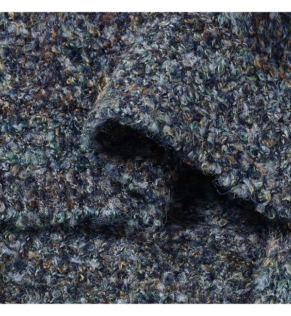 BEAMS「5ゲージ ブークレ カーディガン」|ニット・セーター|