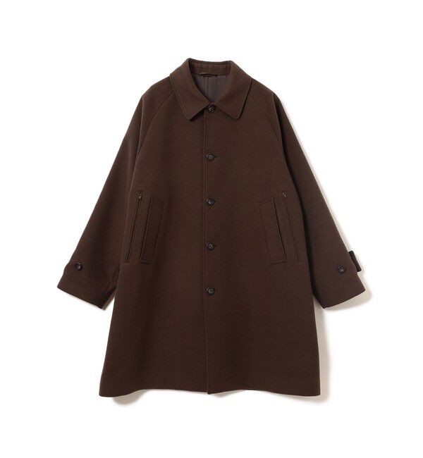 BEAMS「ワイドフィット フリース ステンカラーコート」|ダッフルコート|
